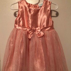 Peach Dress Size: 2T